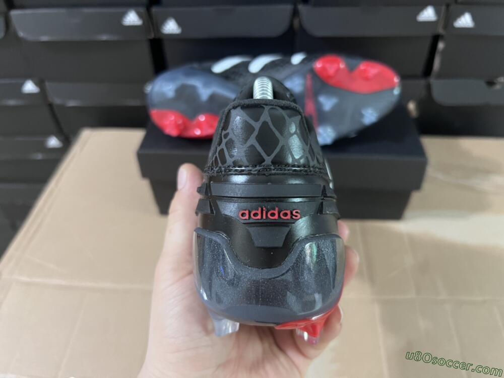 Adidas Predator Accelerator 94 FG Firm Ground Soccer Cleats - Black/White/Red