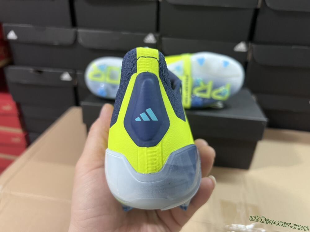 Adidas Predator Elite Foldover Tongue FG Firm Ground Soccer Cleats - Yellow/Blue/Jade