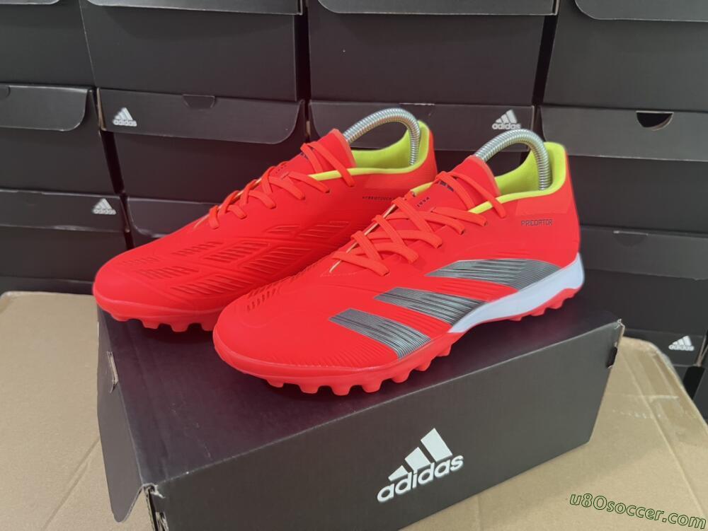 Adidas Predator Elite TF Artificial Turf Soccer Shoes - Red/Black/White