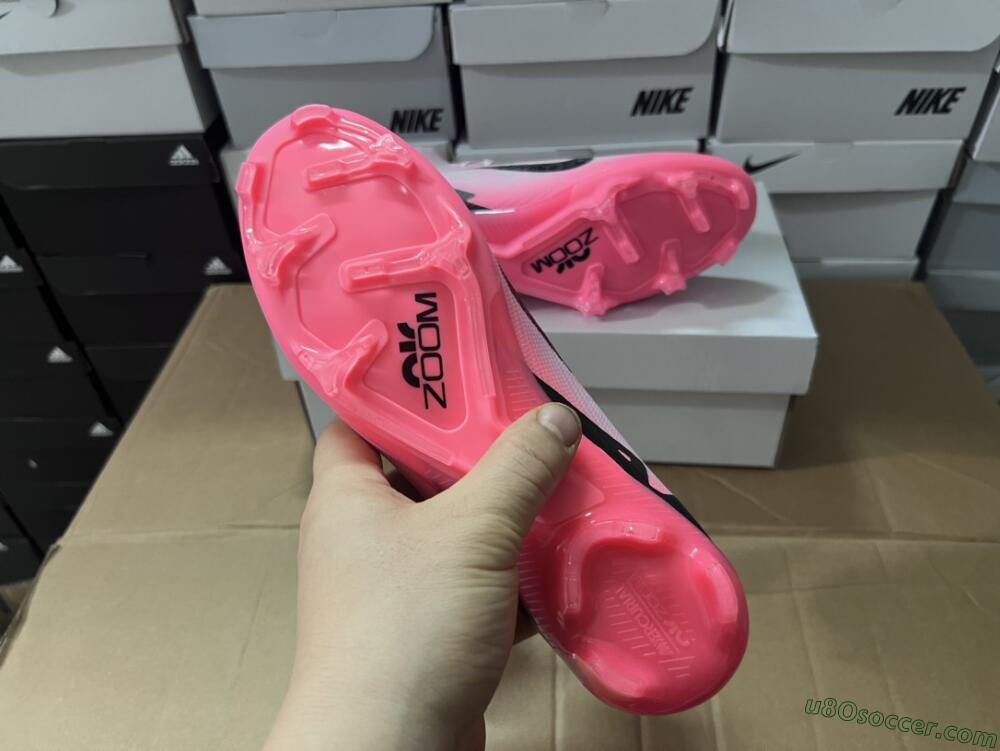 Nike Air Zoom Mercurial Superfly 9 Elite FG Firm Ground Soccer Cleats - Pink/Black