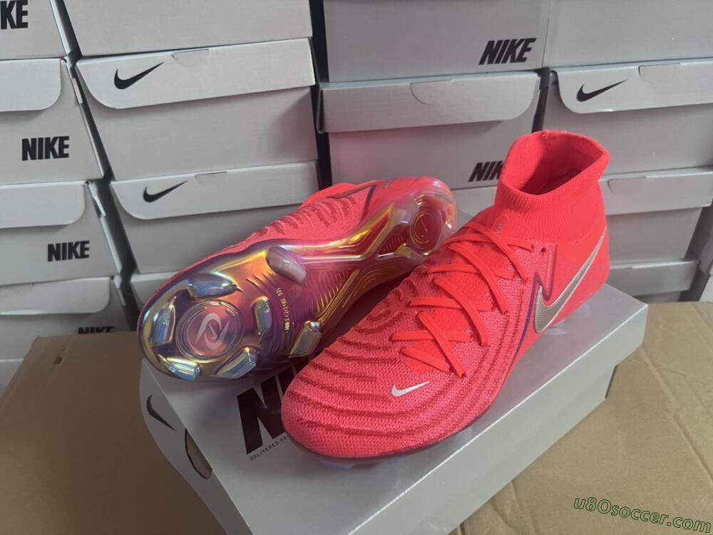 Nike Phantom Luna Elite FG Firm Ground Soccer Cleats - Red/Black/Gold