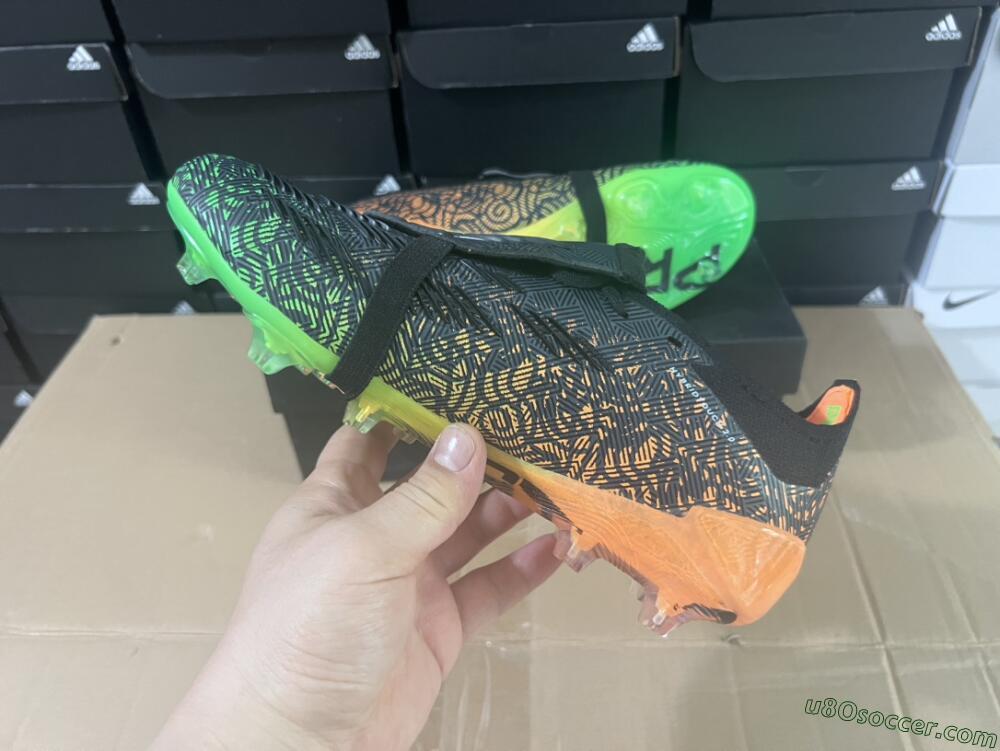 Adidas Predator Elite Foldover Tongue FG Firm Ground Soccer Cleats - Black/White/Green