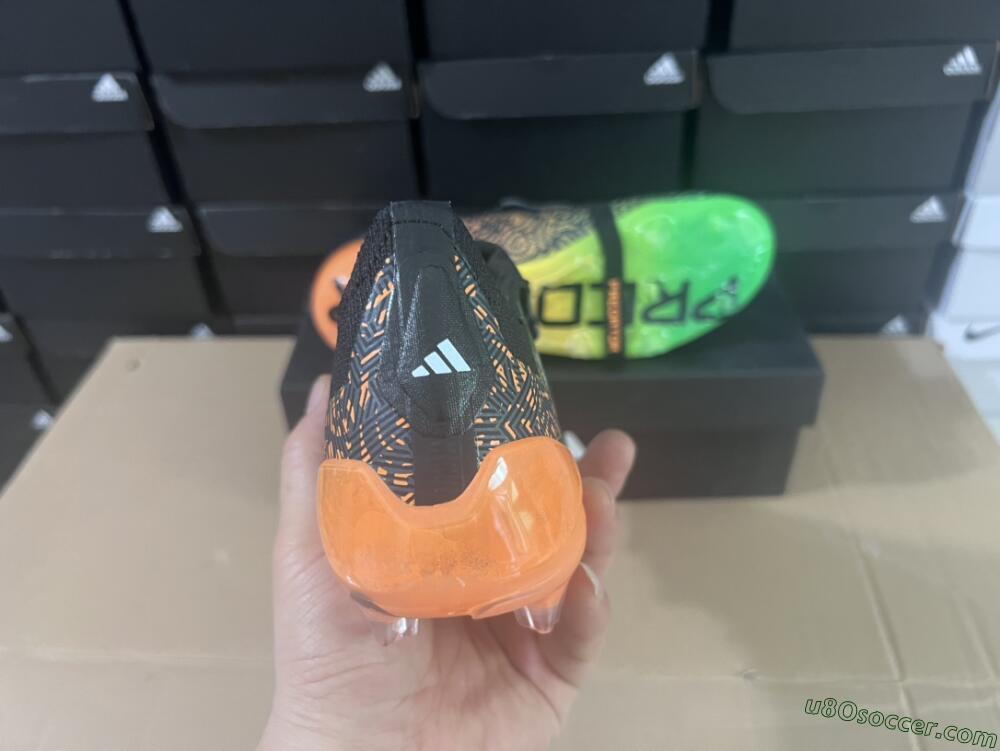 Adidas Predator Elite Foldover Tongue FG Firm Ground Soccer Cleats - Black/White/Green
