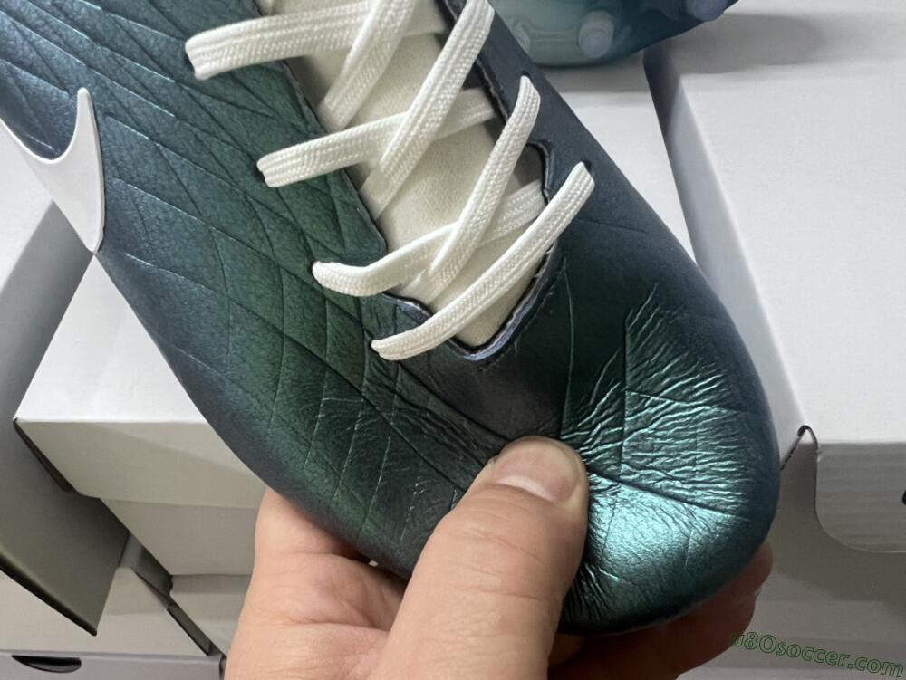 Nike Tiempo Legend 10 Elite FG Firm Ground Soccer Cleats - Jade/White