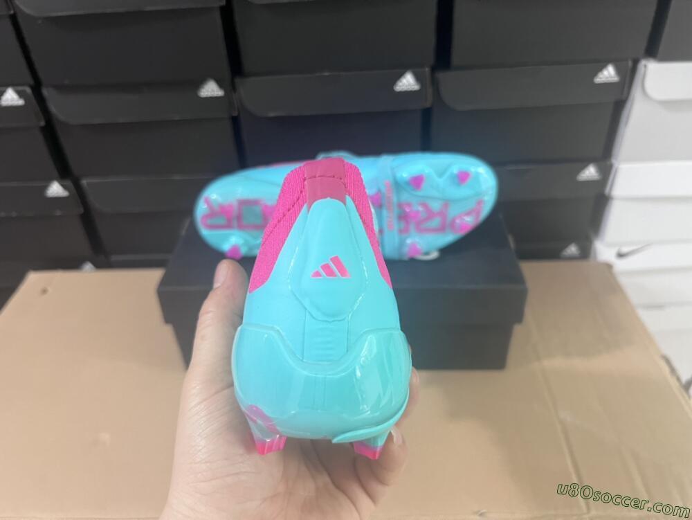 Adidas Predator Elite Foldover Tongue FG Firm Ground Soccer Cleats - Jade/Red/Pink