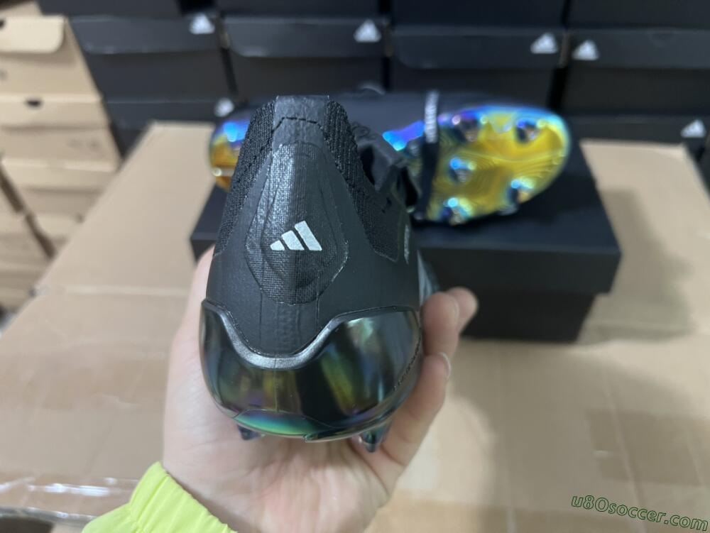Adidas Predator Elite Foldover Tongue FG Firm Ground Soccer Cleats - Black/Silver/Gold