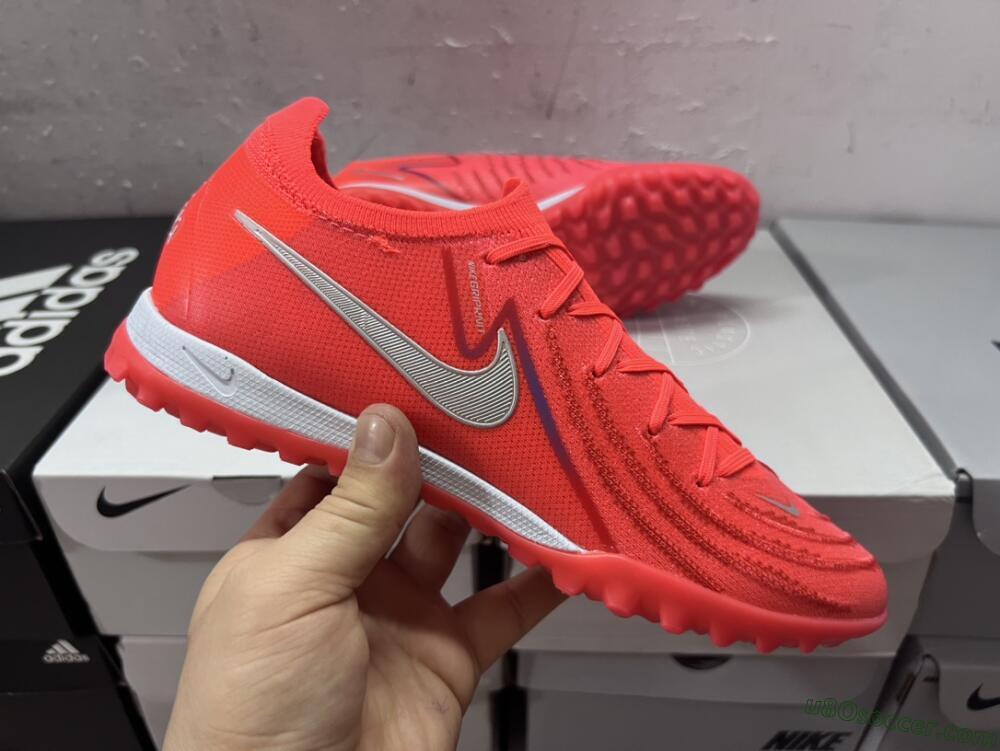 Nike Phantom Luna 2 Elite TF Artificial Turf Soccer Shoes - Red/Black/Blue/White