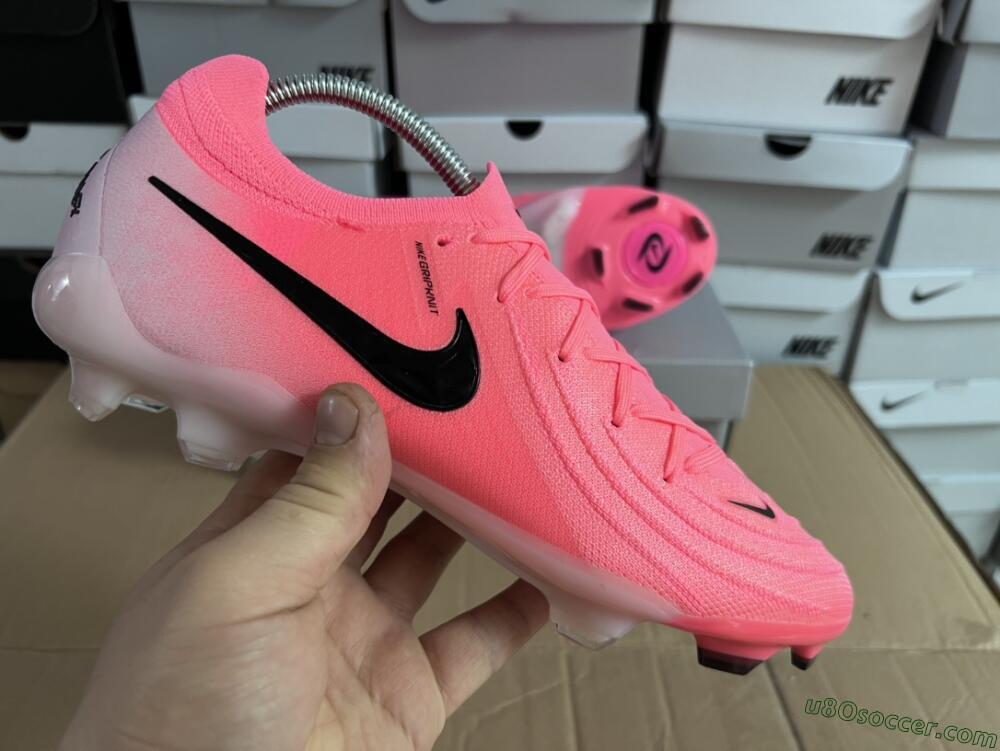 Nike Phantom Luna Elite FG Firm Ground Soccer Cleats - Pink/Black