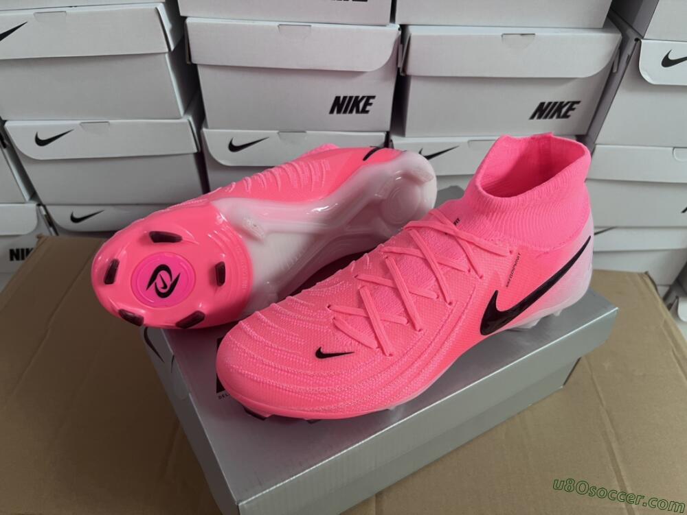 Nike Phantom Luna Elite FG Firm Ground Soccer Cleats - Pink/Black