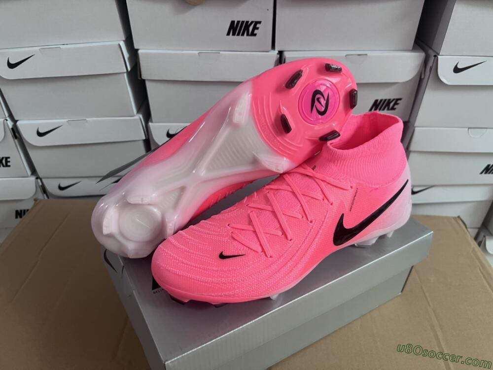 Nike Phantom Luna Elite FG Firm Ground Soccer Cleats - Pink/Black