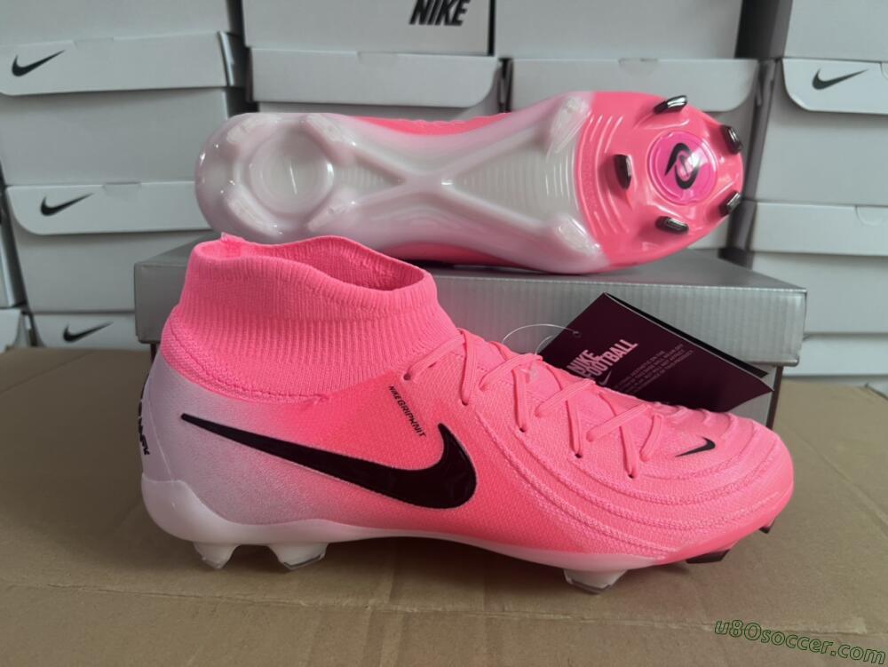 Nike Phantom Luna Elite FG Firm Ground Soccer Cleats - Pink/Black