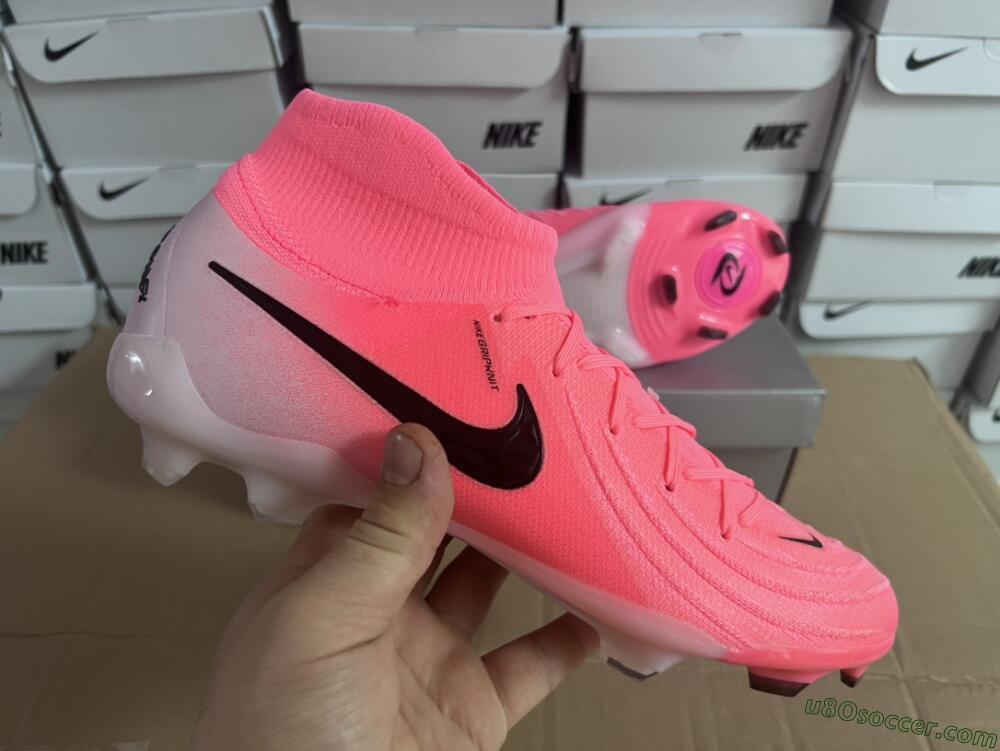 Nike Phantom Luna Elite FG Firm Ground Soccer Cleats - Pink/Black