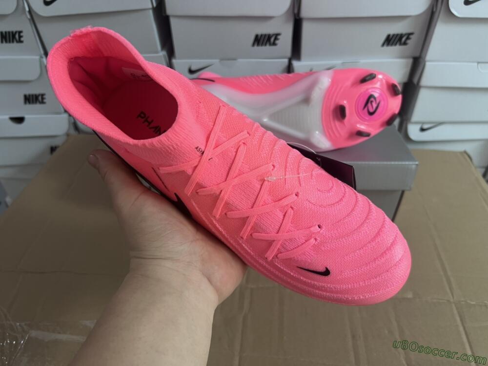 Nike Phantom Luna Elite FG Firm Ground Soccer Cleats - Pink/Black