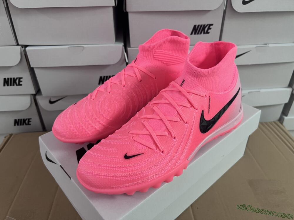 Nike Phantom Luna Elite NU TF Artificial Turf Soccer Shoes - Red/Pink/Black