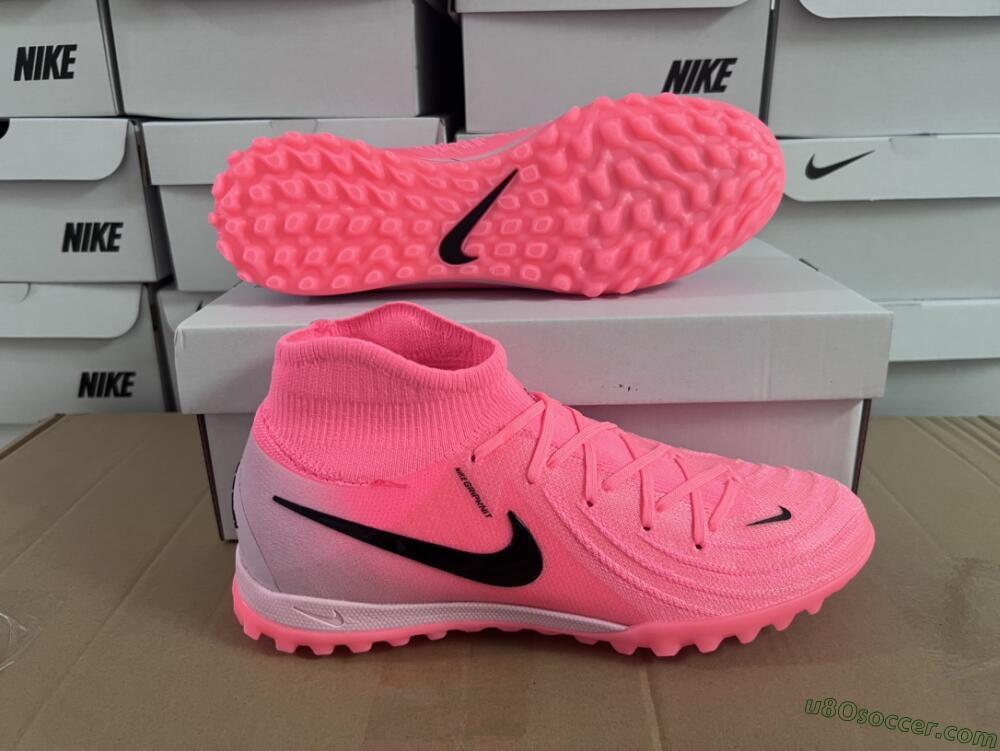 Nike Phantom Luna Elite NU TF Artificial Turf Soccer Shoes - Red/Pink/Black