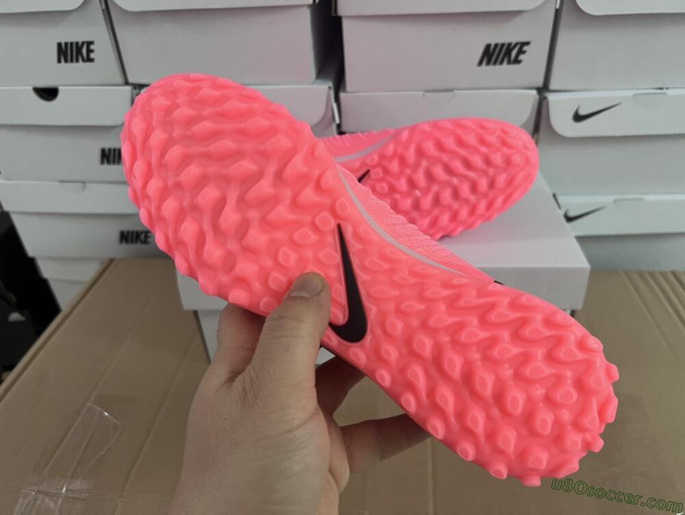 Nike Phantom Luna Elite NU TF Artificial Turf Soccer Shoes - Red/Pink/Black