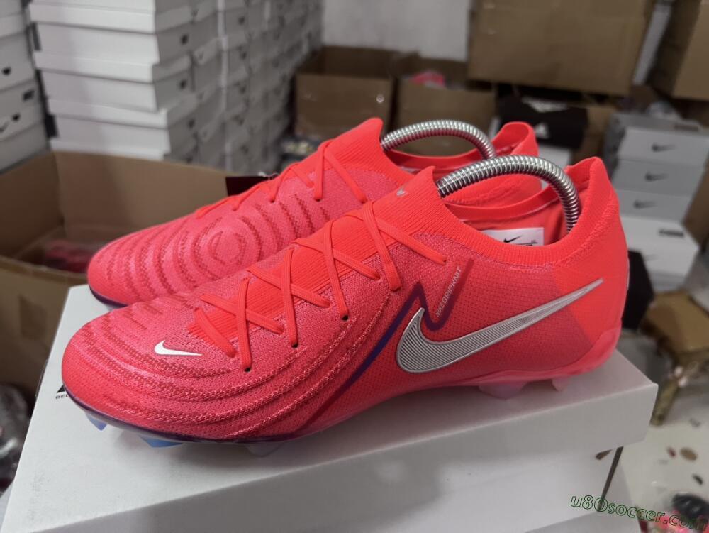 Nike Phantom Luna Elite FG Firm Ground Soccer Cleats - Red/Blue/Gold