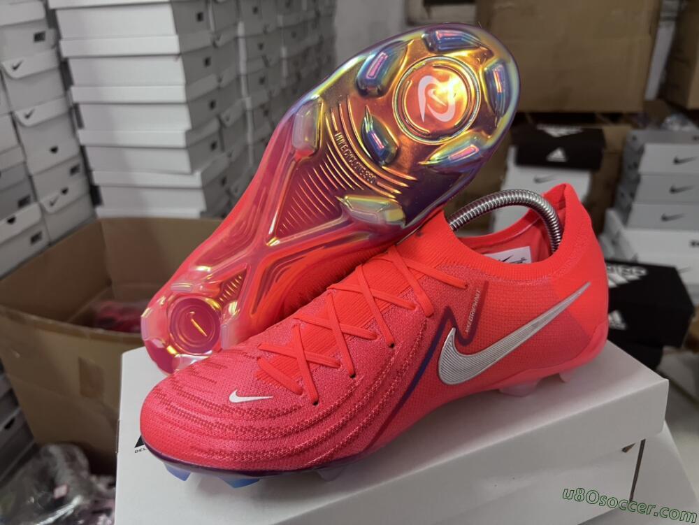 Nike Phantom Luna Elite FG Firm Ground Soccer Cleats - Red/Blue/Gold