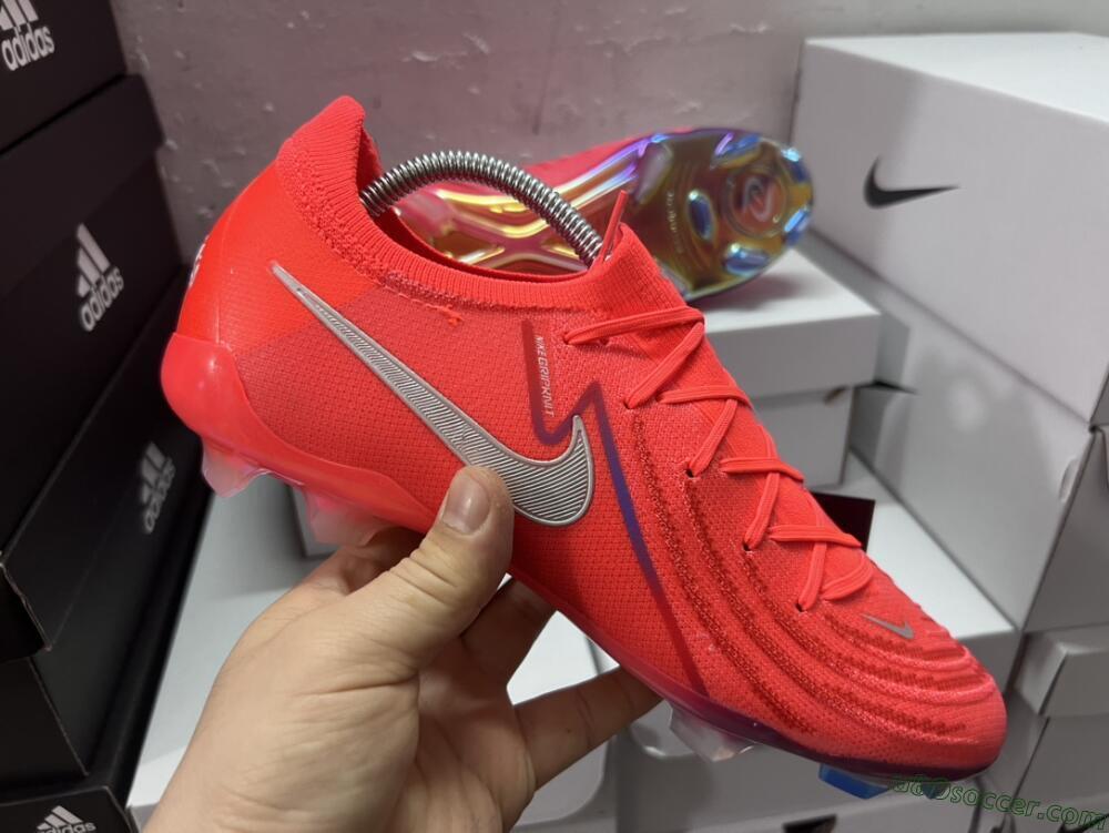Nike Phantom Luna Elite FG Firm Ground Soccer Cleats - Red/Blue/Gold