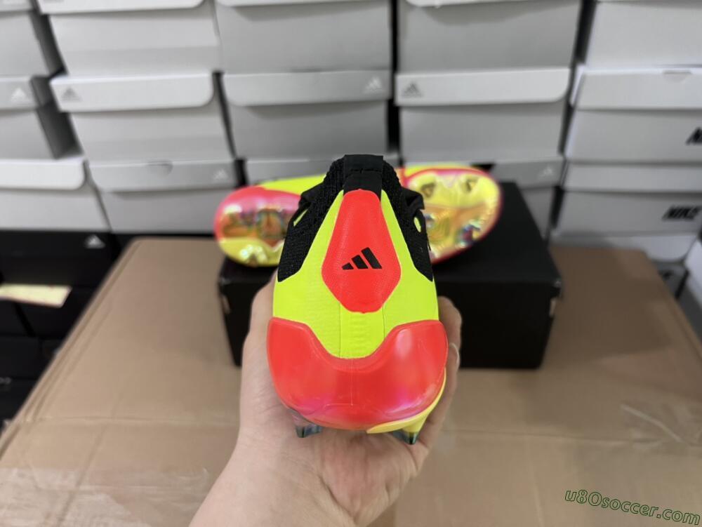 Adidas Predator Elite Foldover Tongue FG Firm Ground Soccer Cleats - Yellow/Black/Red