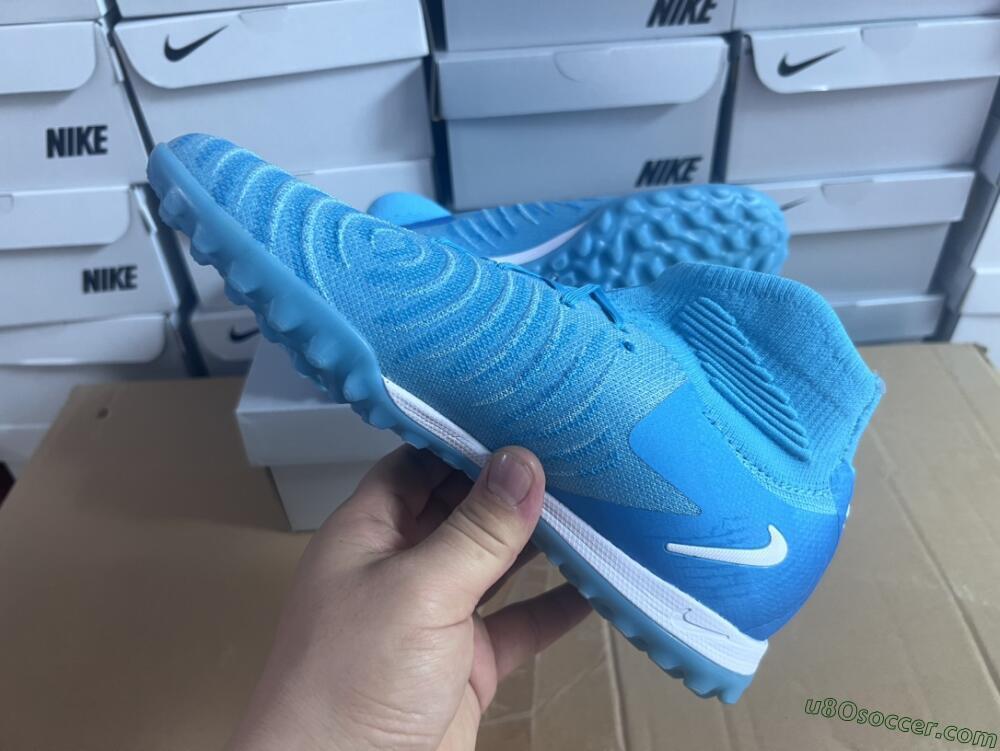 Nike Phantom Luna Elite TF Artificial Turf Soccer Shoes - Jade/White/Blue