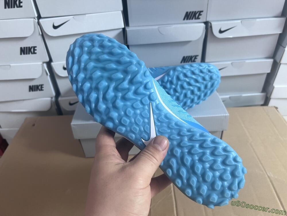 Nike Phantom Luna Elite TF Artificial Turf Soccer Shoes - Jade/White/Blue