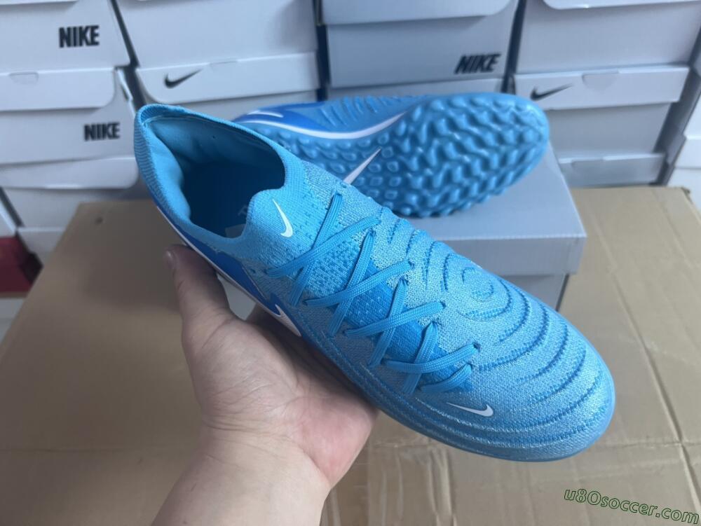 Nike Phantom Luna Elite TF Artificial Turf Soccer Shoes - Jade/White/Blue
