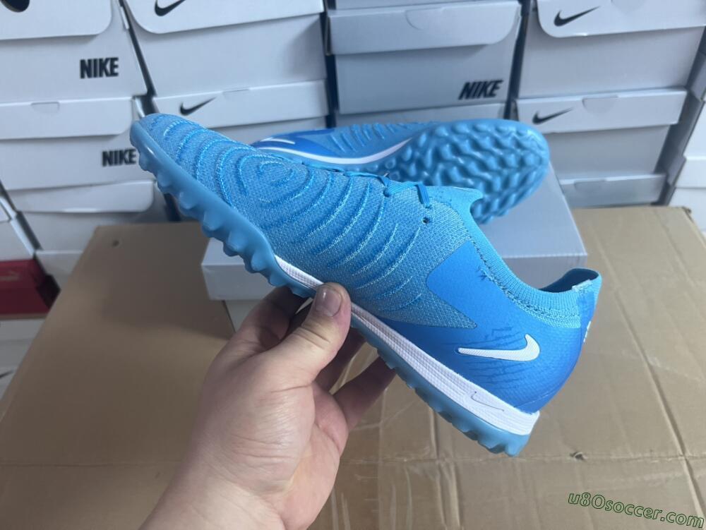 Nike Phantom Luna Elite TF Artificial Turf Soccer Shoes - Jade/White/Blue
