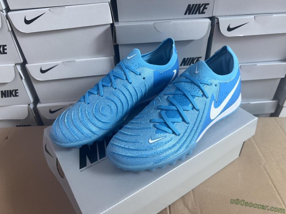Nike Phantom Luna Elite TF Artificial Turf Soccer Shoes - Jade/White/Blue