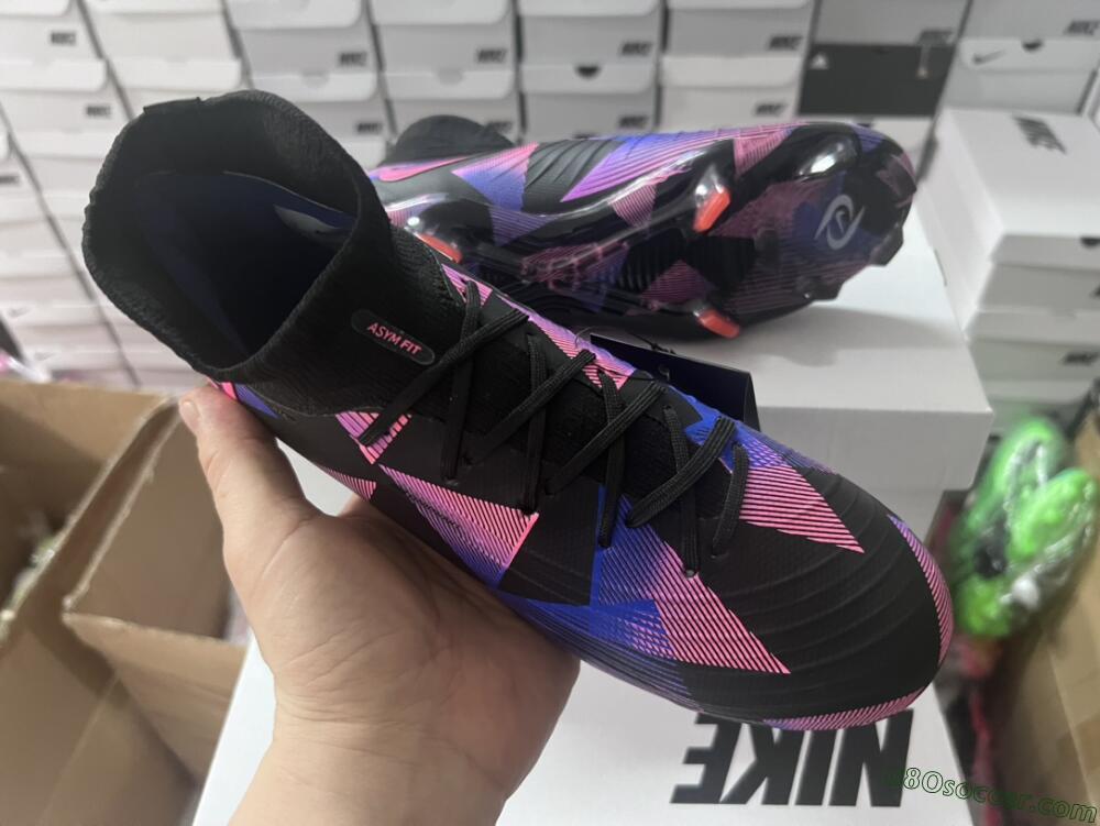 Nike Phantom Luna Elite FG Firm Ground Soccer Cleats - Black/Pink/Blue/Orange