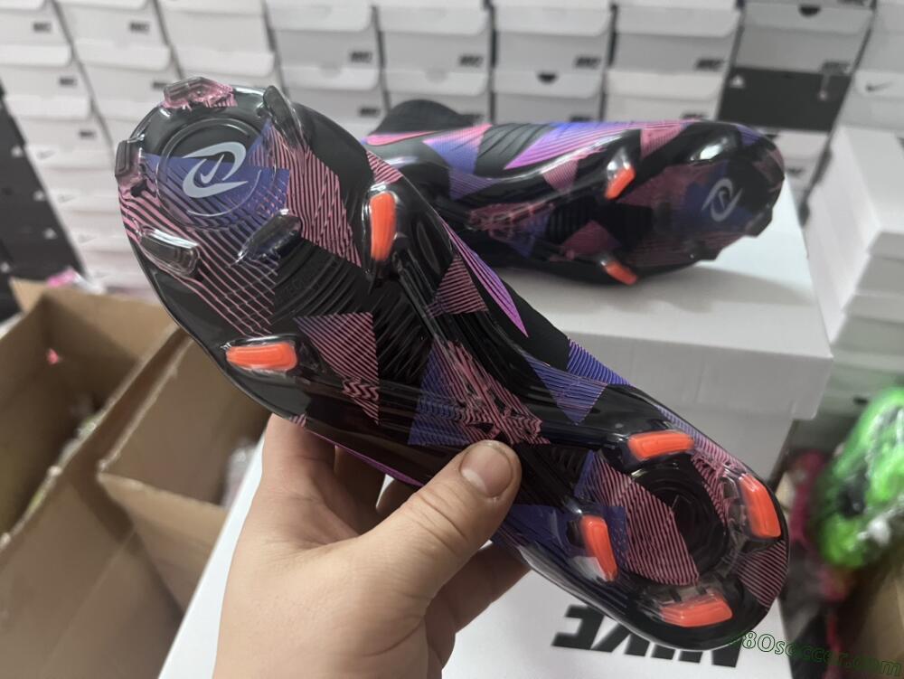 Nike Phantom Luna Elite FG Firm Ground Soccer Cleats - Black/Pink/Blue/Orange