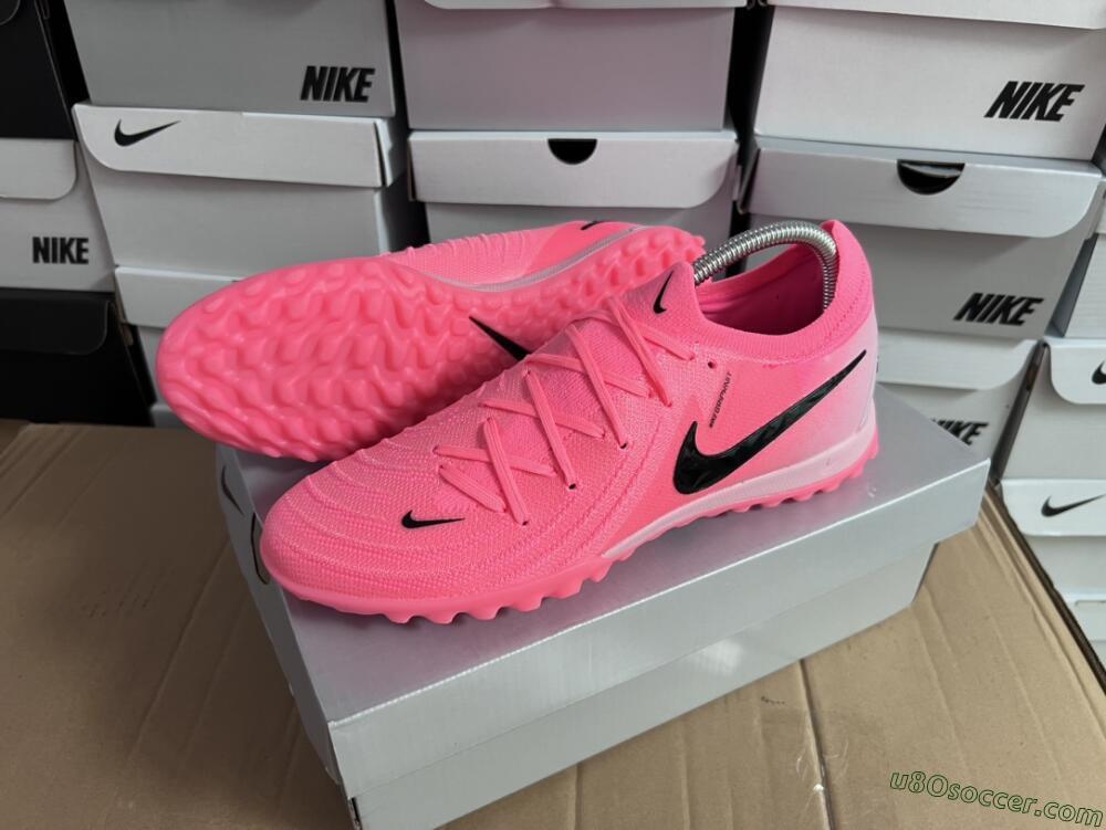 Nike Phantom Luna Elite TF Artificial Turf Soccer Shoes - Pink/Black