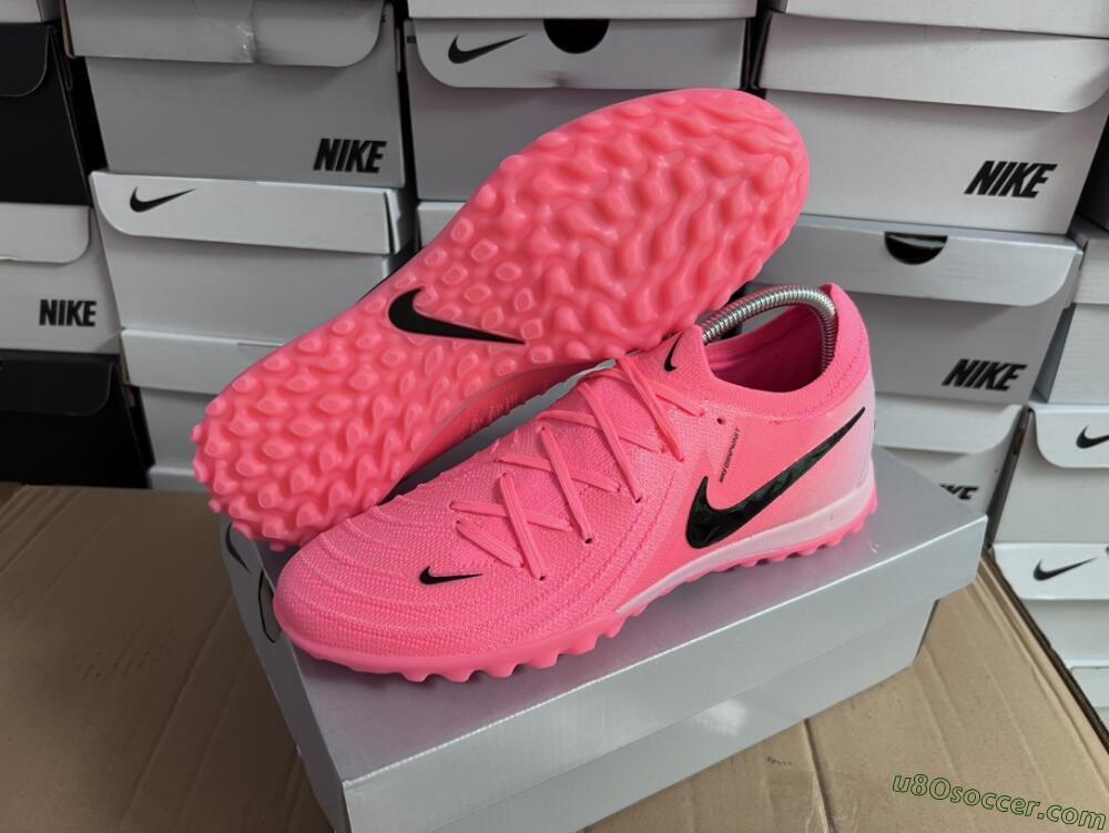 Nike Phantom Luna Elite TF Artificial Turf Soccer Shoes - Pink/Black
