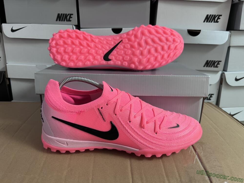 Nike Phantom Luna Elite TF Artificial Turf Soccer Shoes - Pink/Black