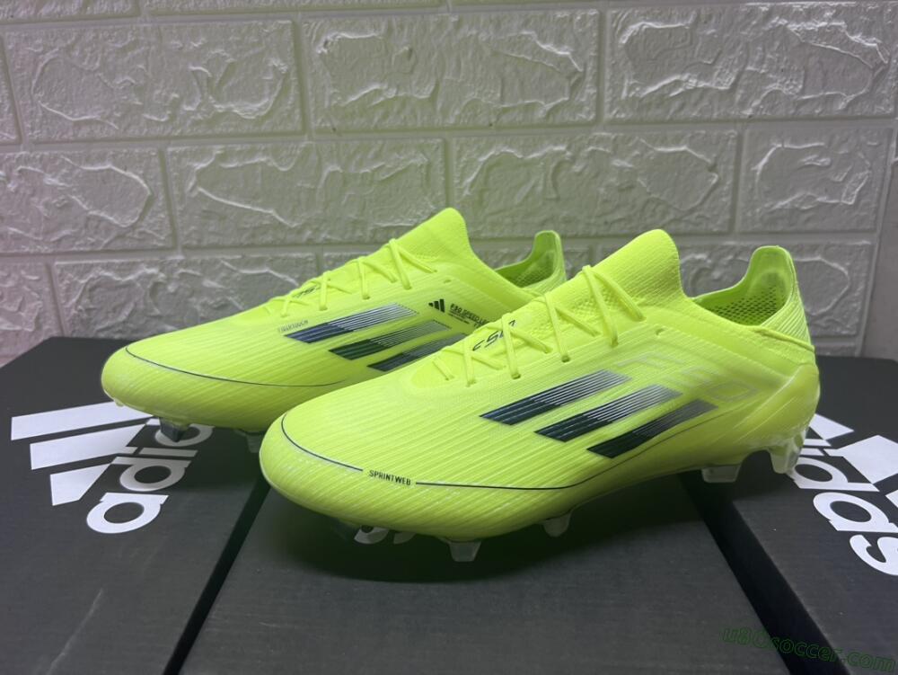 Adidas F50 Adizero FG Firm Ground Soccer Cleats - Yellow/Black