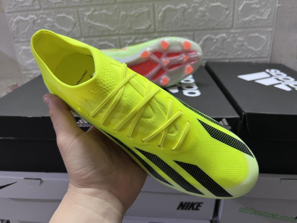 Adidas X Crazyfast.1 FG Firm Ground Soccer Cleats - Yellow/Black/Orange