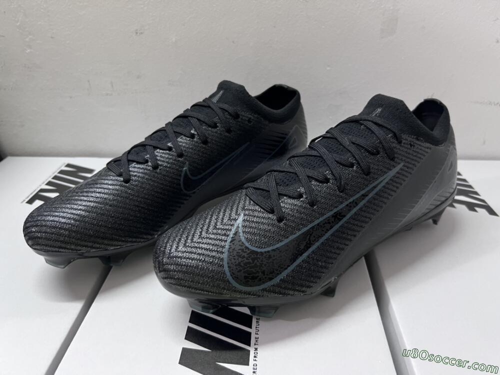 Nike Air Zoom Mercurial Vapor 16 Elite FG Firm Ground Soccer Cleats - Black/Blue/Jade
