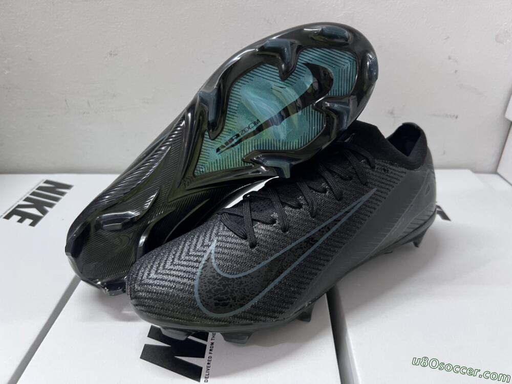 Nike Air Zoom Mercurial Vapor 16 Elite FG Firm Ground Soccer Cleats - Black/Blue/Jade