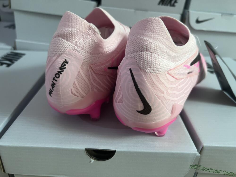 Nike Phantom GX Elite FG Firm Ground Soccer Cleats - Pink/Black/Gold