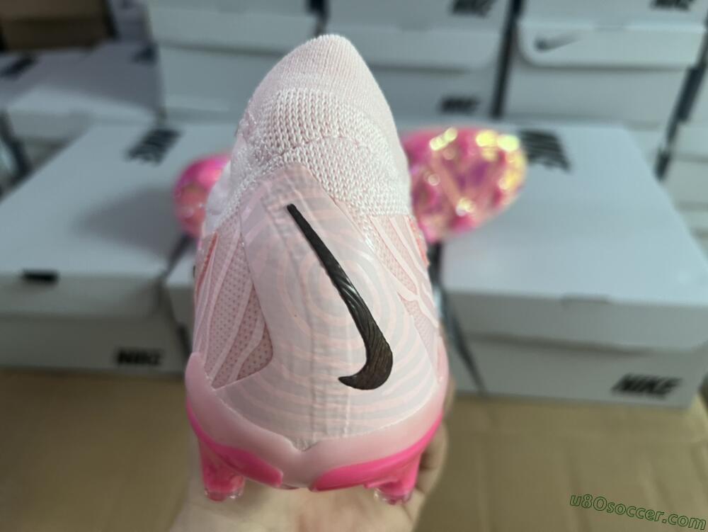 Nike Phantom GX Elite FG Firm Ground Soccer Cleats - Pink/Black/Gold