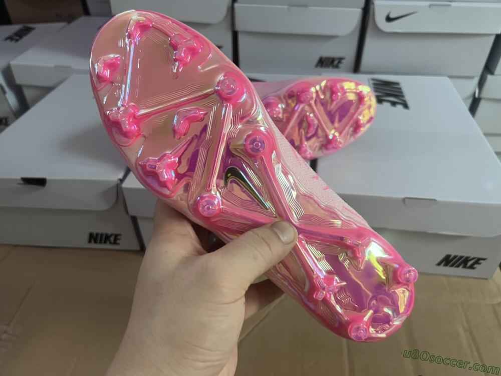 Nike Phantom GX Elite FG Firm Ground Soccer Cleats - Pink/Black/Gold