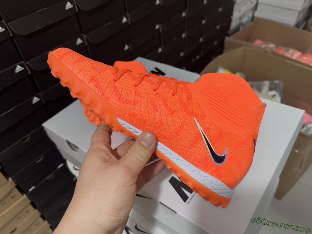 Nike Phantom Luna Elite NU TF Artificial Turf Soccer Shoes - Orange/Purple/Black