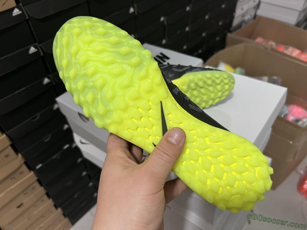 Nike Phantom Luna 2 Elite TF Artificial Turf Soccer Shoes - Black/Yellow/Pink