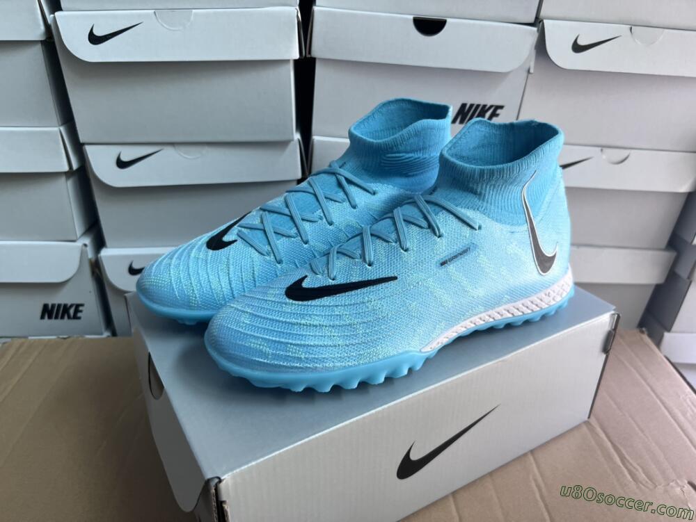 Nike Phantom Luna Elite NU TF Artificial Turf Soccer Shoes - Blue/Black/White