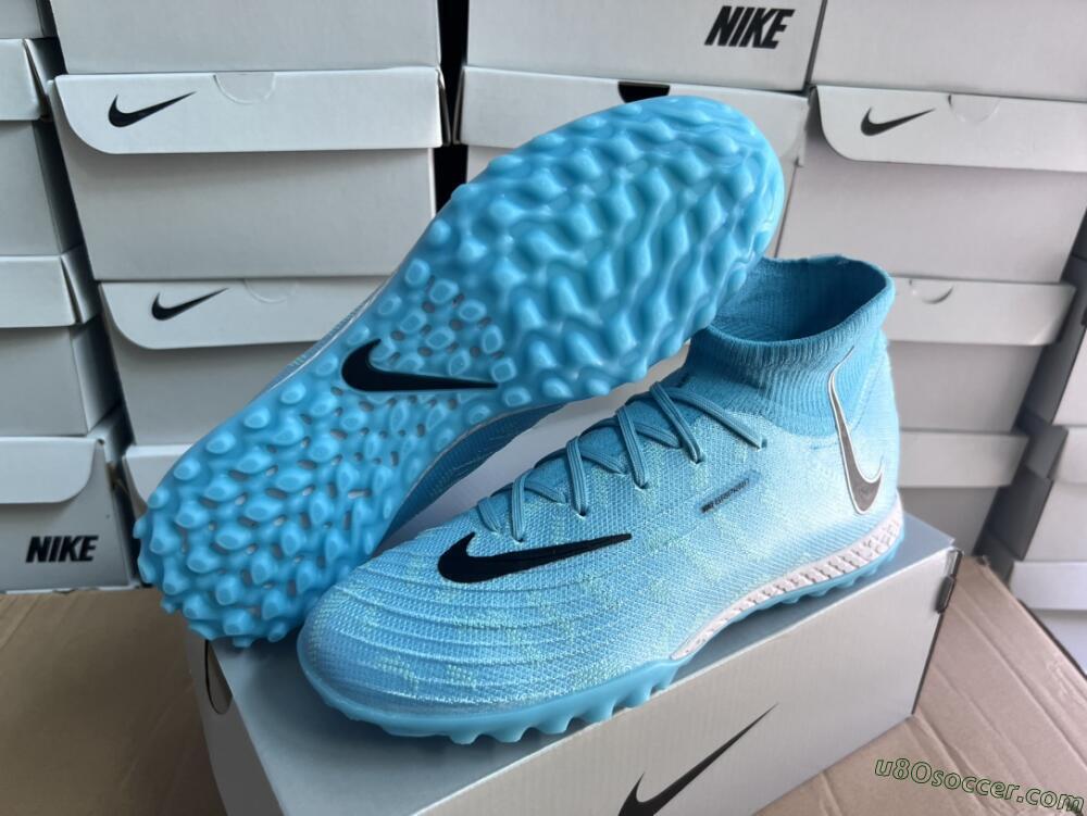 Nike Phantom Luna Elite NU TF Artificial Turf Soccer Shoes - Blue/Black/White