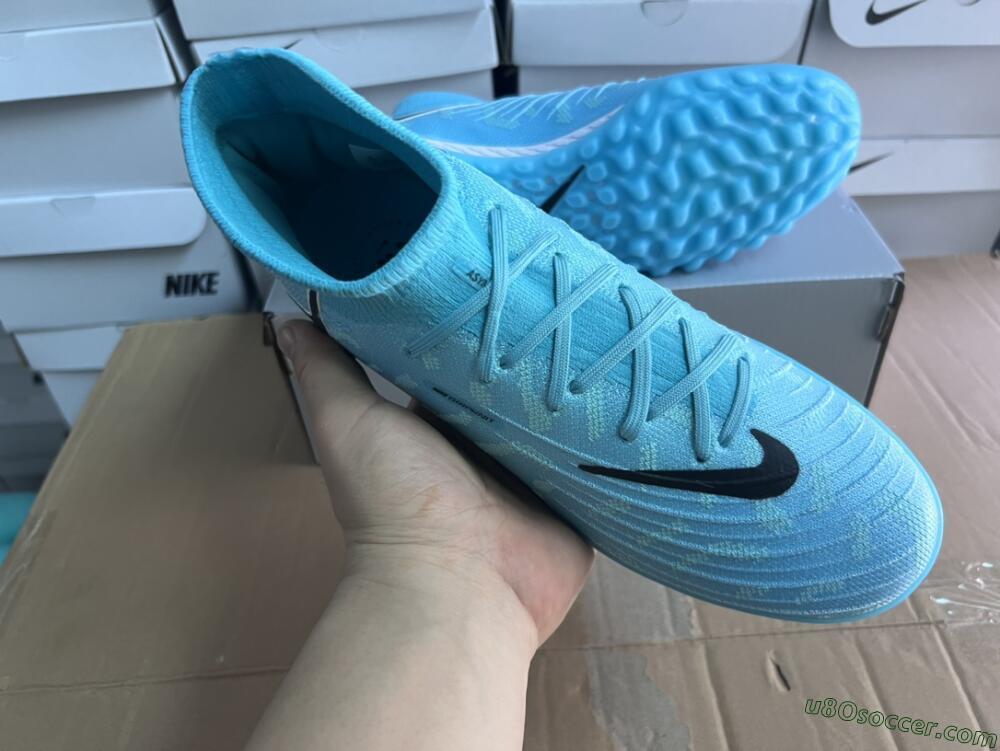 Nike Phantom Luna Elite NU TF Artificial Turf Soccer Shoes - Blue/Black/White