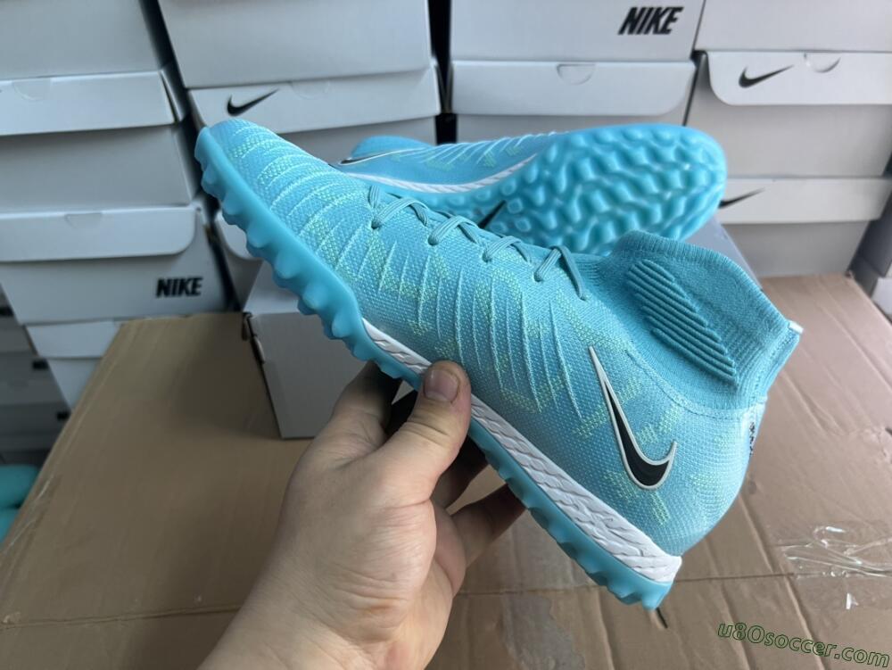 Nike Phantom Luna Elite NU TF Artificial Turf Soccer Shoes - Blue/Black/White