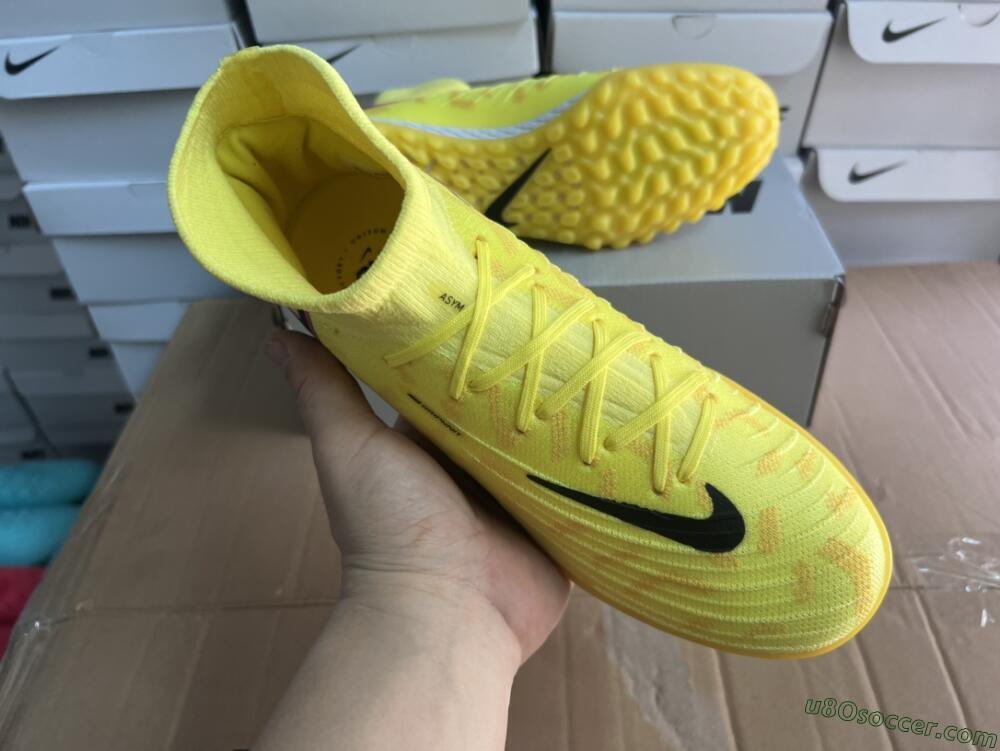 Nike Phantom Luna Elite NU TF Artificial Turf Soccer Shoes - Yellow/Red/Black