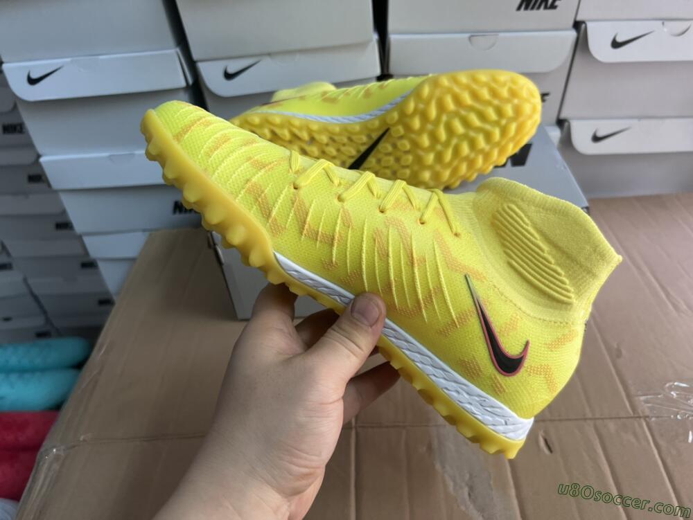 Nike Phantom Luna Elite NU TF Artificial Turf Soccer Shoes - Yellow/Red/Black