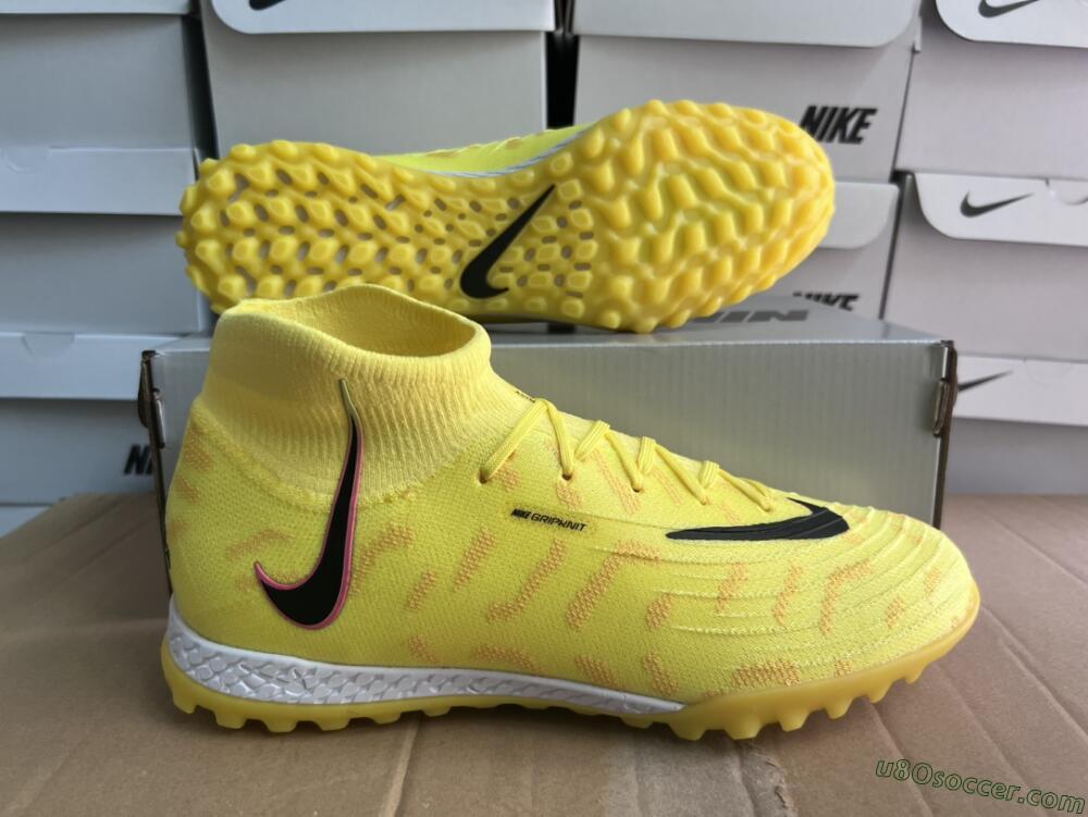 Nike Phantom Luna Elite NU TF Artificial Turf Soccer Shoes - Yellow/Red/Black